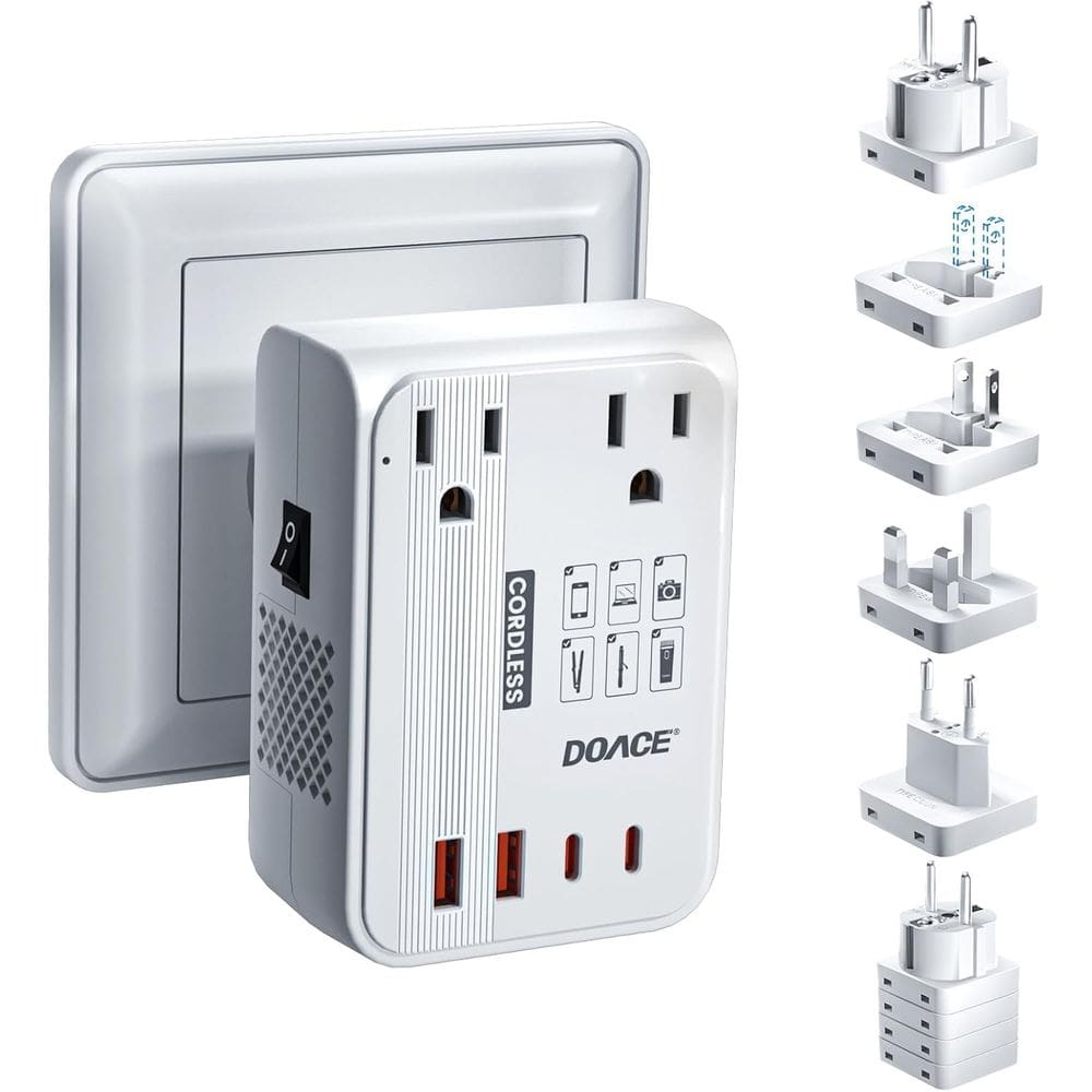 Conversor de tensão DOACE 350W 220V a 110V com carregador PD