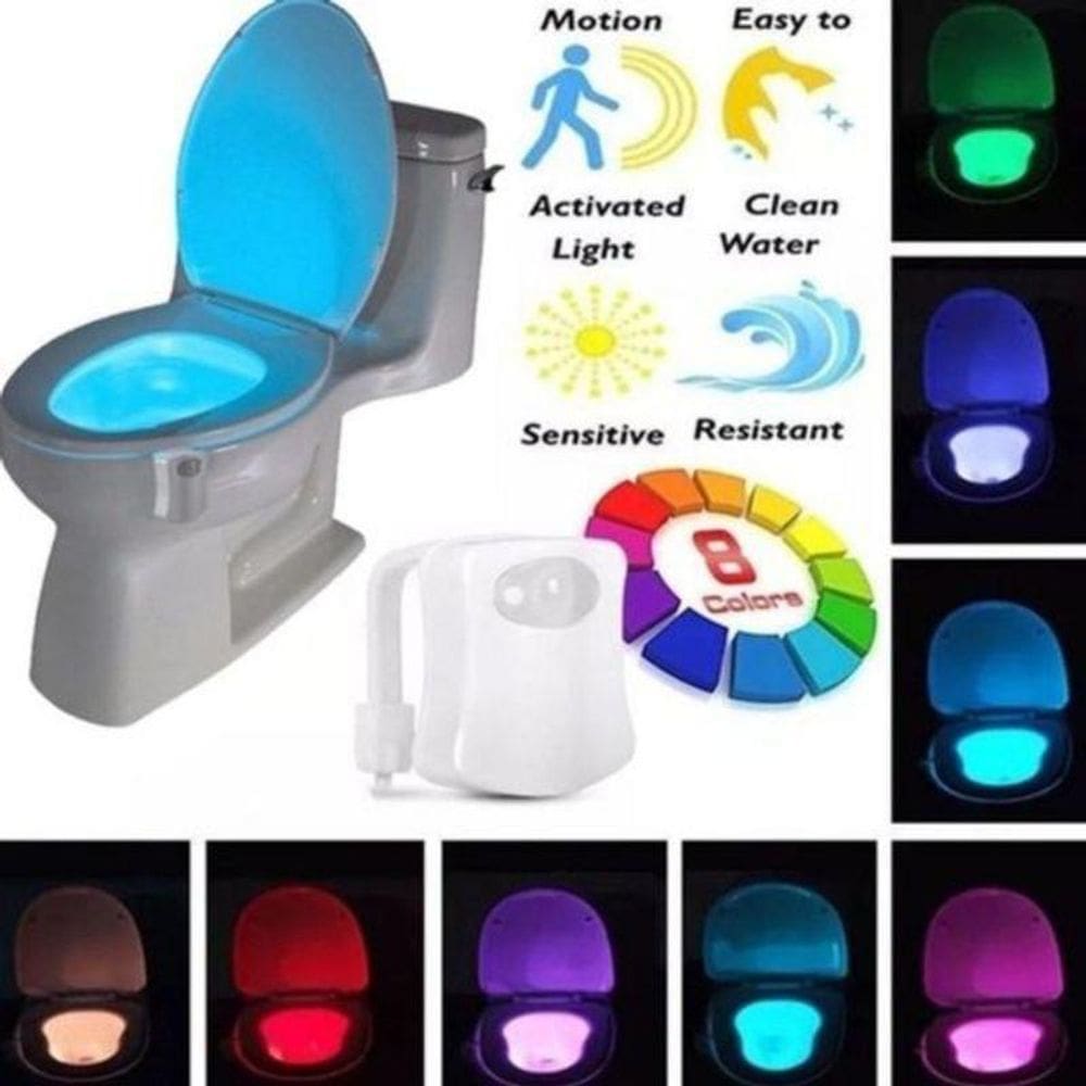 Lâmpada Noturna Led De Movimento Para Assento Vaso Sanitário