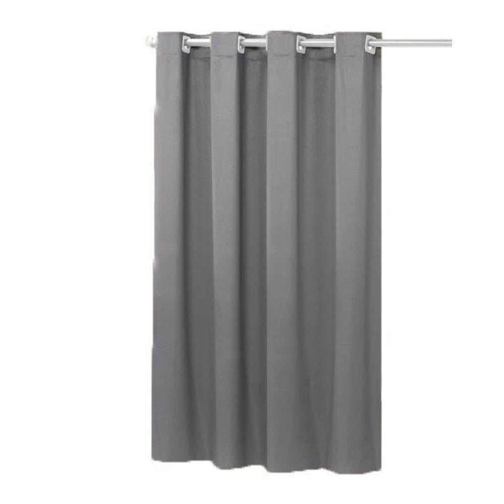 Cortina Blackout Tecido Cinza 1,40X1,60 Janela Porta