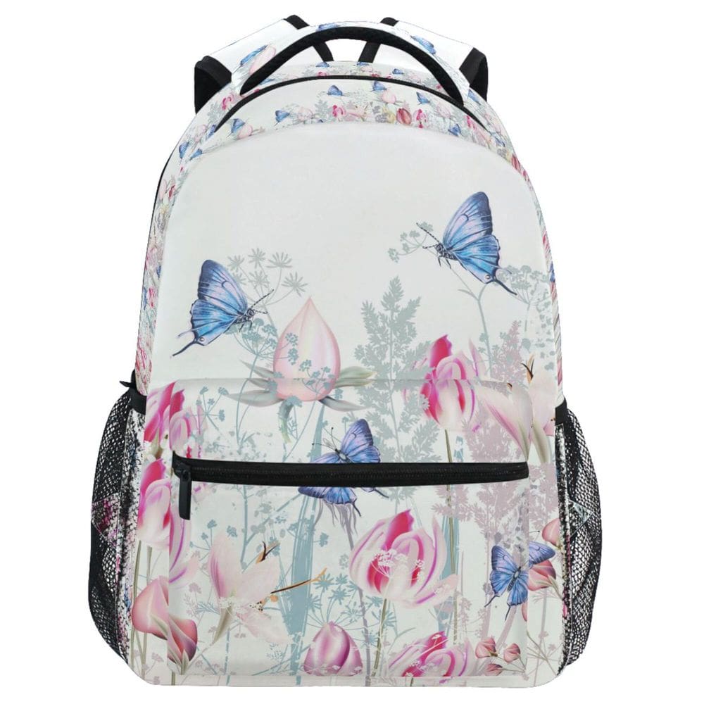 Mochila Wamika Butterfly Kids Lotus Flowers para escola