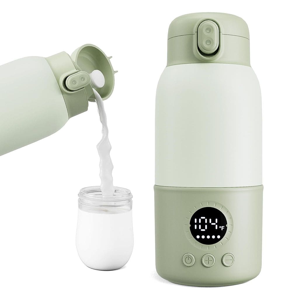 Aquecedor de mamadeiras portátil HASLIFE 380mL com recipiente de fórmula