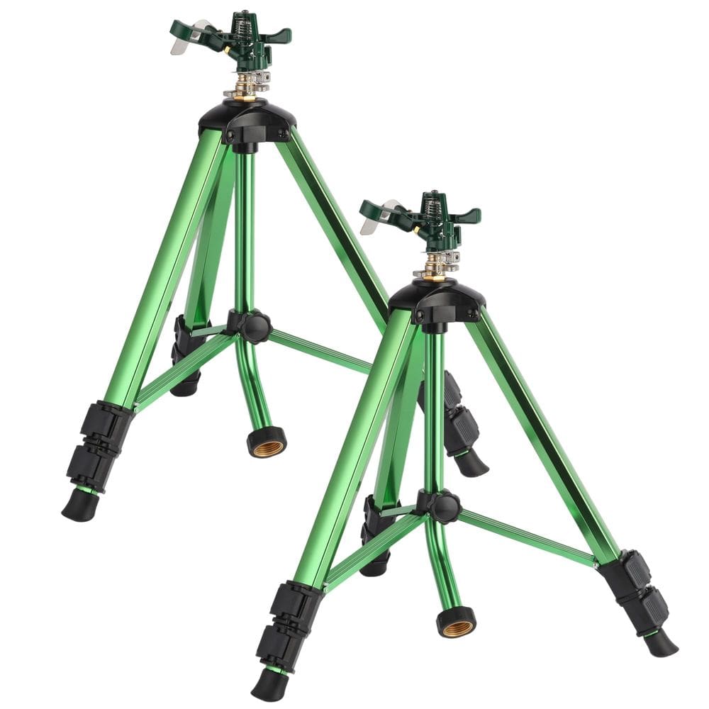 Aspersor de jardim IrrstPro Green Zinc Alloy Water Bird, pacote com 2