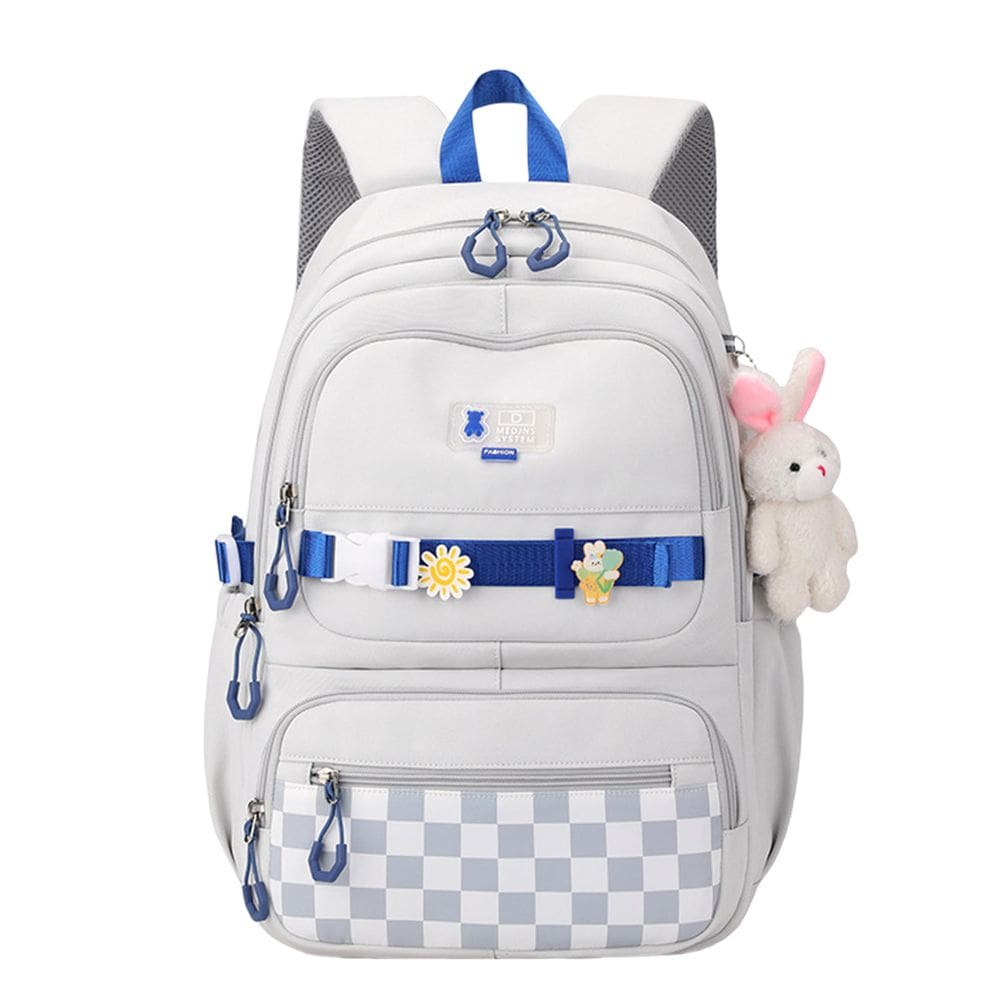 Mochila escolar TYHOTULY Cute para meninas Kawaii White 30L