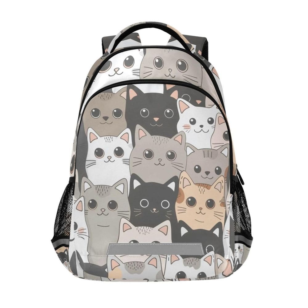 Mochila WEVIBOFU Cats para crianças de 6 a 12 anos, viagem escolar