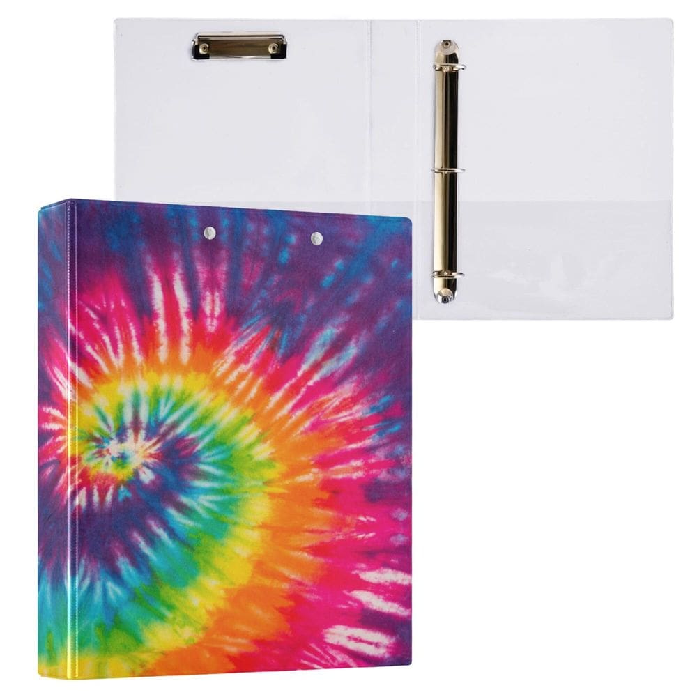Prancheta, encadernação, anel redondo Wamika Tie Dye, 4 cm, 200 folhas