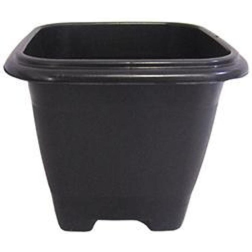 Vaso Quadrado Preto 800Ml 11,5X11Cm De Plastico