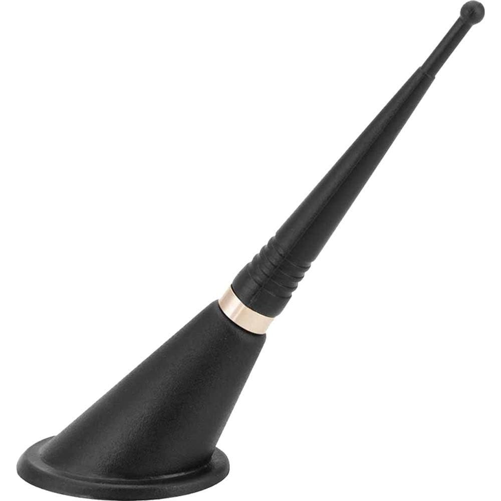 Antena De Teto Decorativa Preta Universal Curta 15Cm