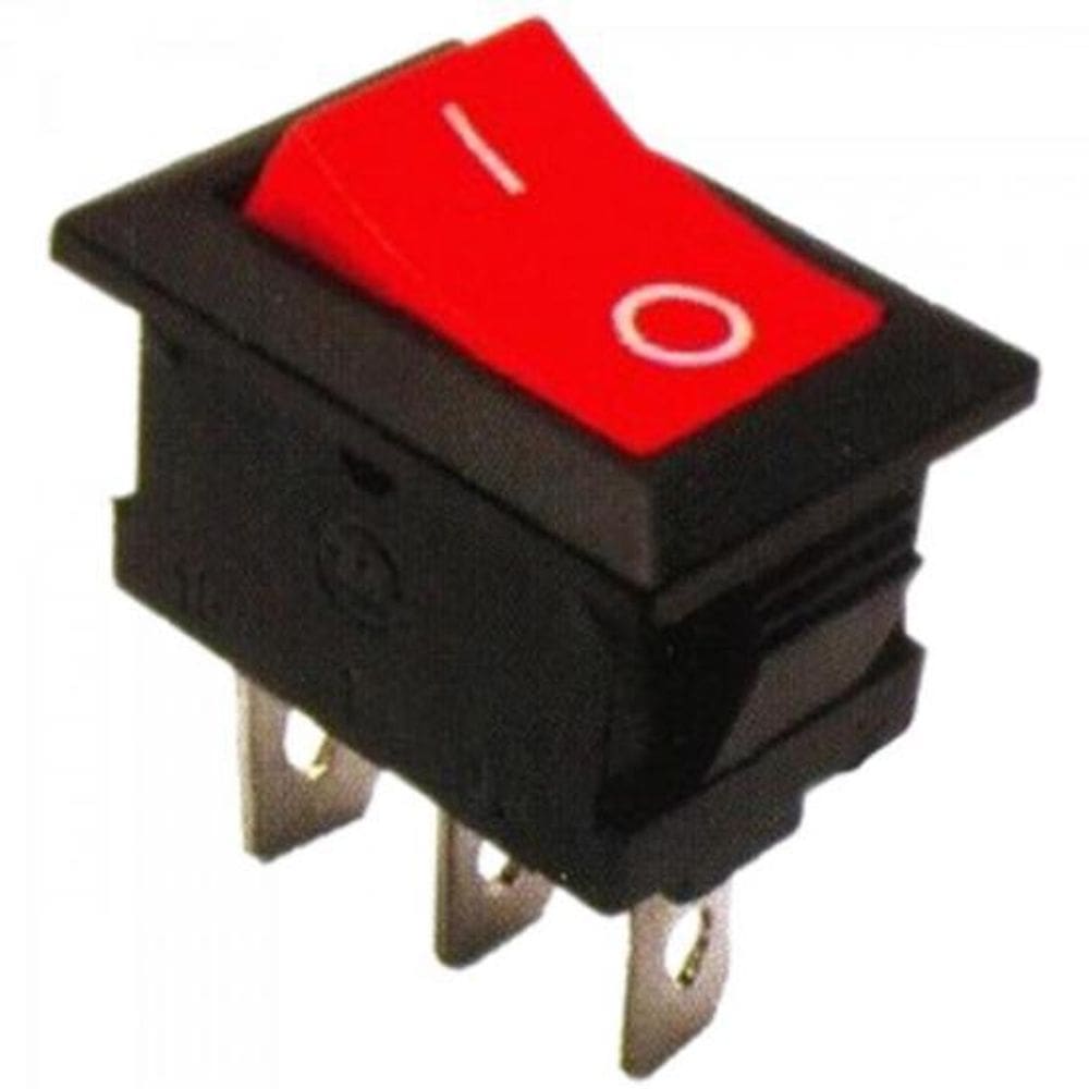 Chave Gangorra 6A/250Vac 3 Terminais On/Off Chvs0011