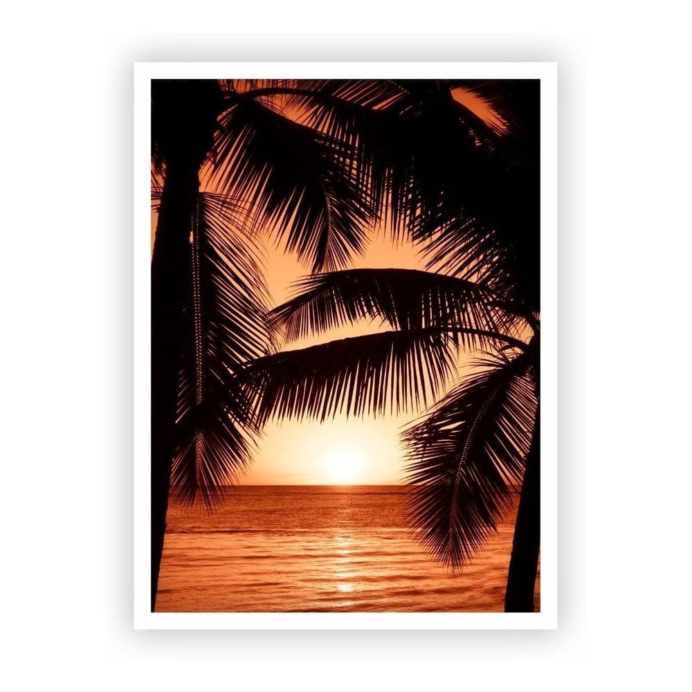 Quadro Decorativo Paisagens Variadas Com Moldura Branca 02