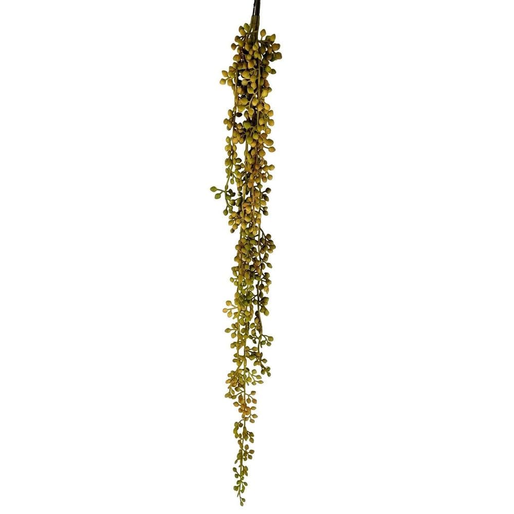 Pendente Rosário Marrom 73X6X5Cm Planta Artificial