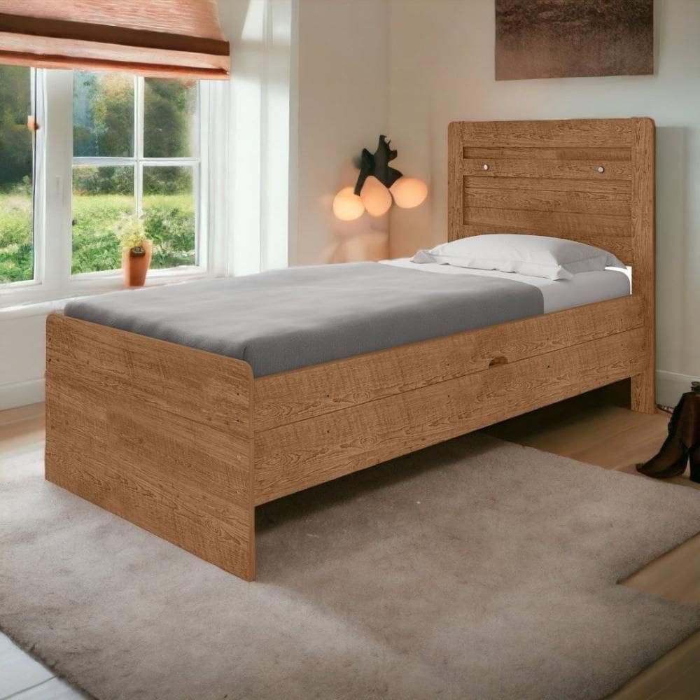 Cama Baú Larissa Solteiro Com Colchão Framar