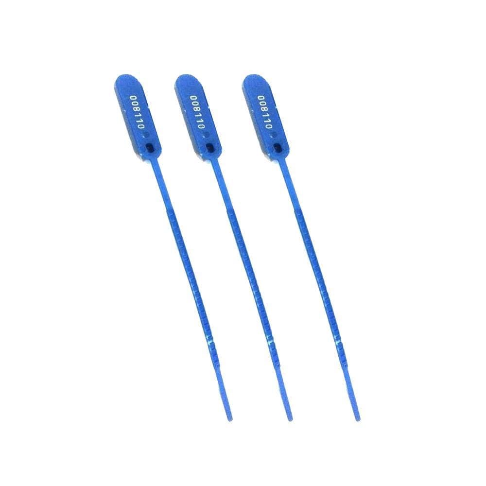 Lacre Para Malote Azul 16Cm100 Unidades Diversos Usos Kit 3