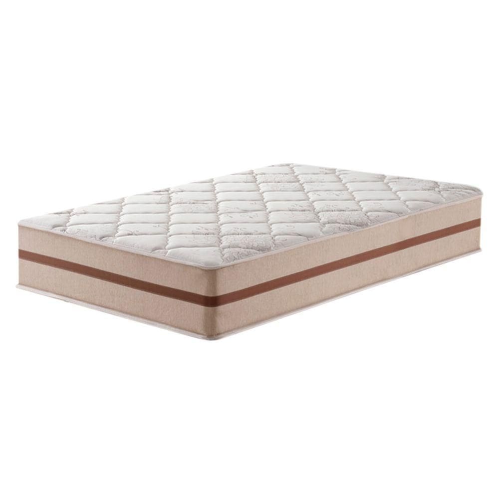 Cama Box Baú Preto E Colchão Classic 26 Cm Molas Ensacadas Solteiro