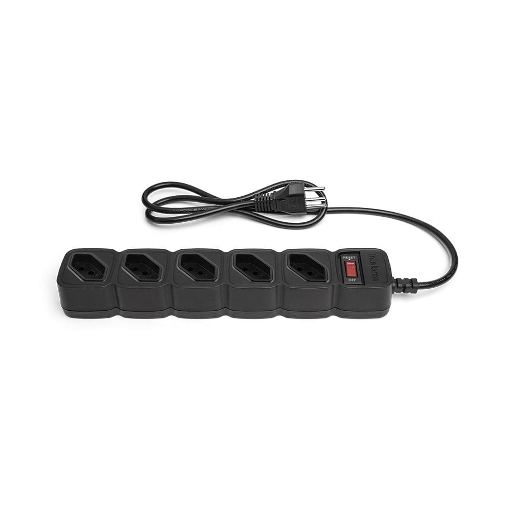Filtro De Linha Intelbras Epe 205 Preto 5 Tomadas 1m