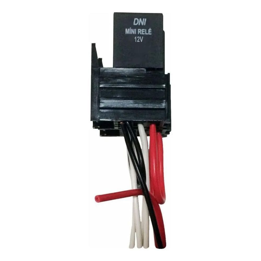 Mini Relé 4 Terminais Com Soquete E Chicote 12V E 40A - 7532
