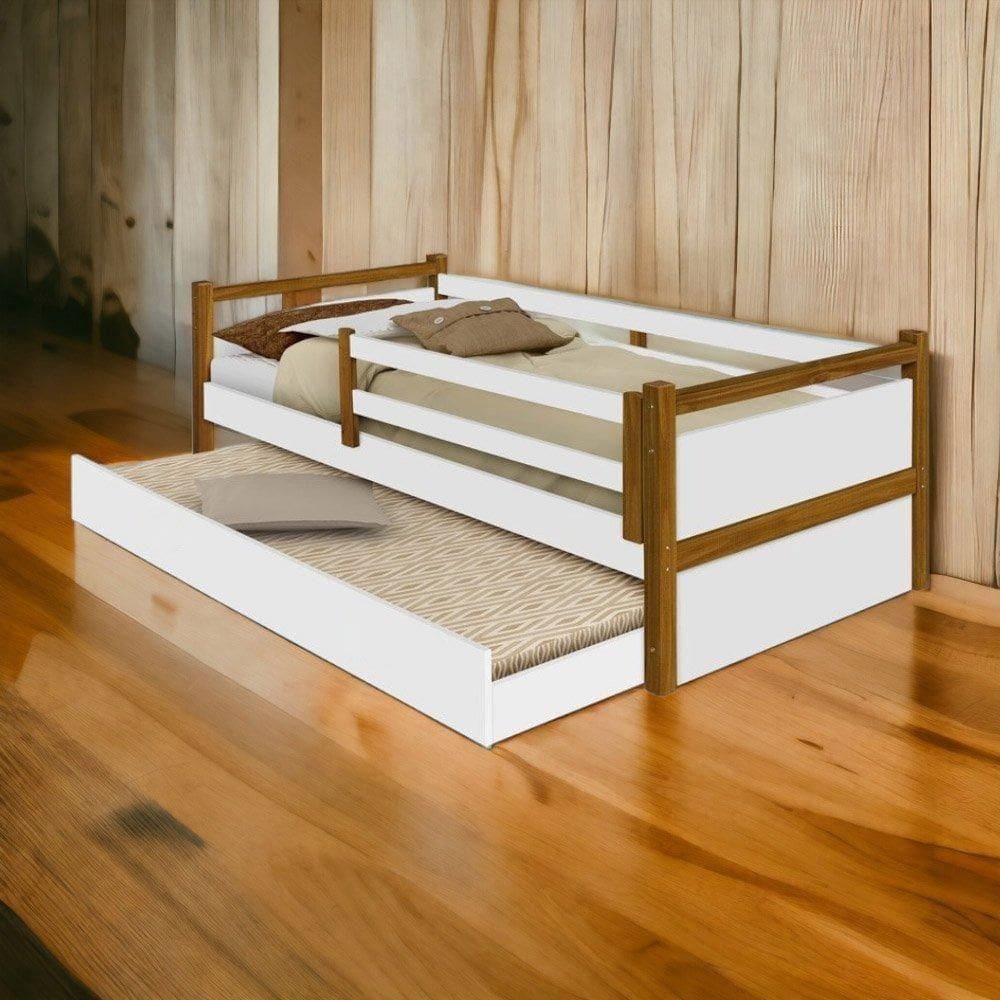 Cama Infant, Diana Branco-mel C- Aux, E 02 Colchões