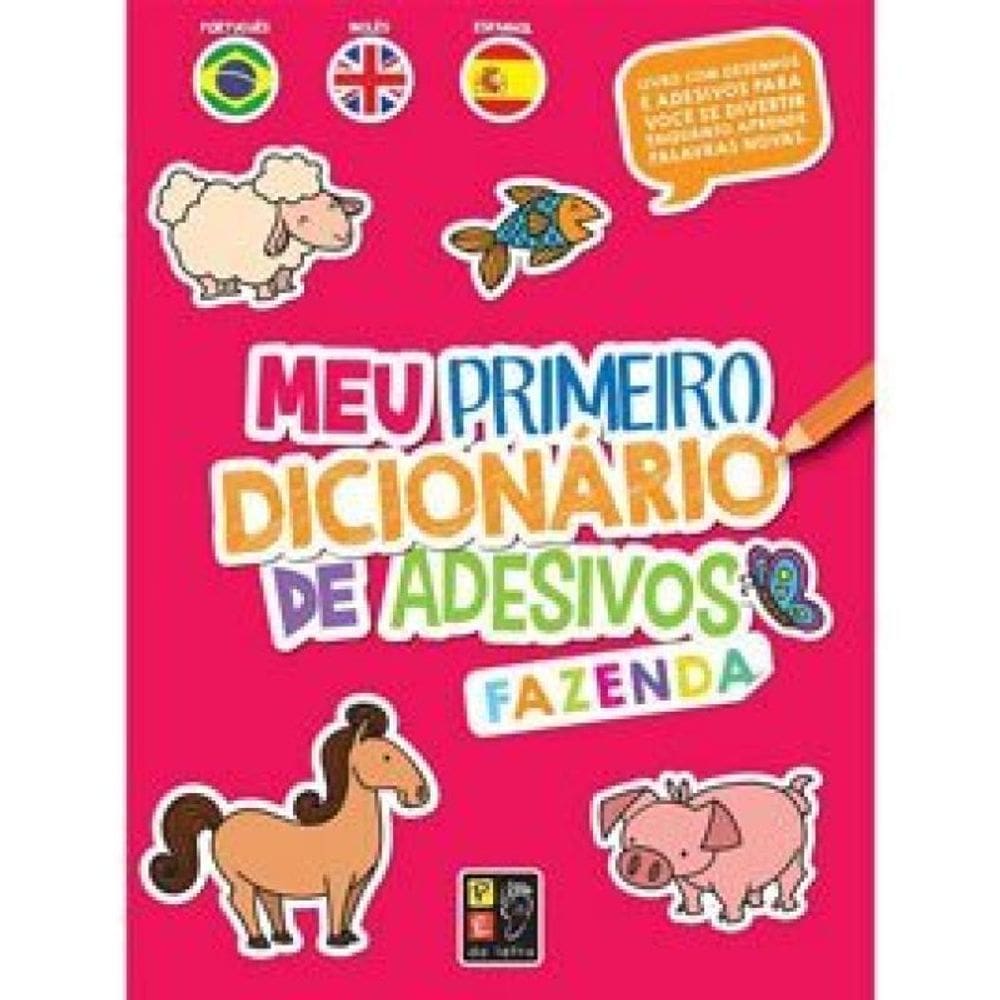 Meu Primeiro Dicionário De Adesivos Fazenda