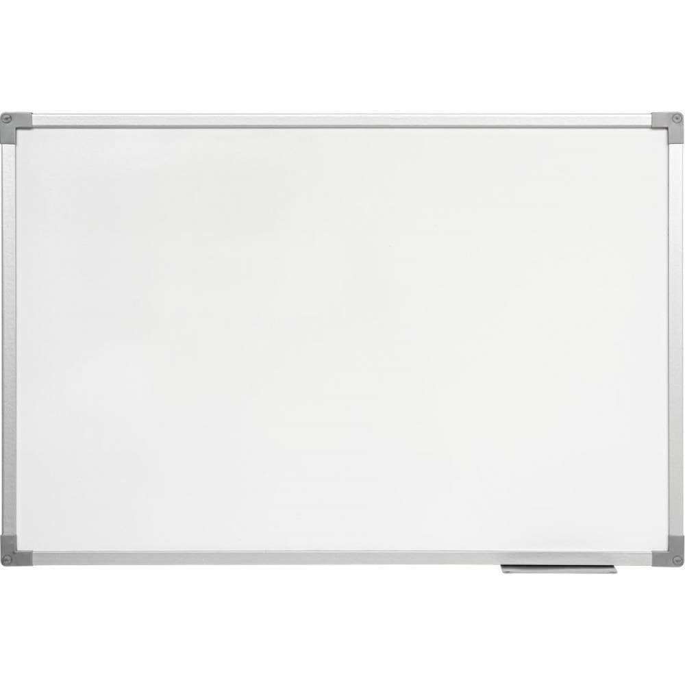 Quadro Branco Moldura Madeira 100X70Cm Uv Mdf Soft Aluminio