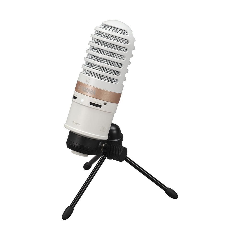 Microfone Condensador Cardioide USB YCM01U WH Branco