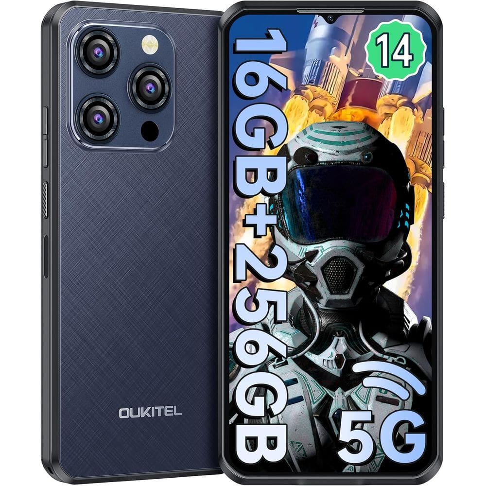 Telefone celular Oukitel WP52 5G 16GB RAM + 256GB ROM 6500mAh