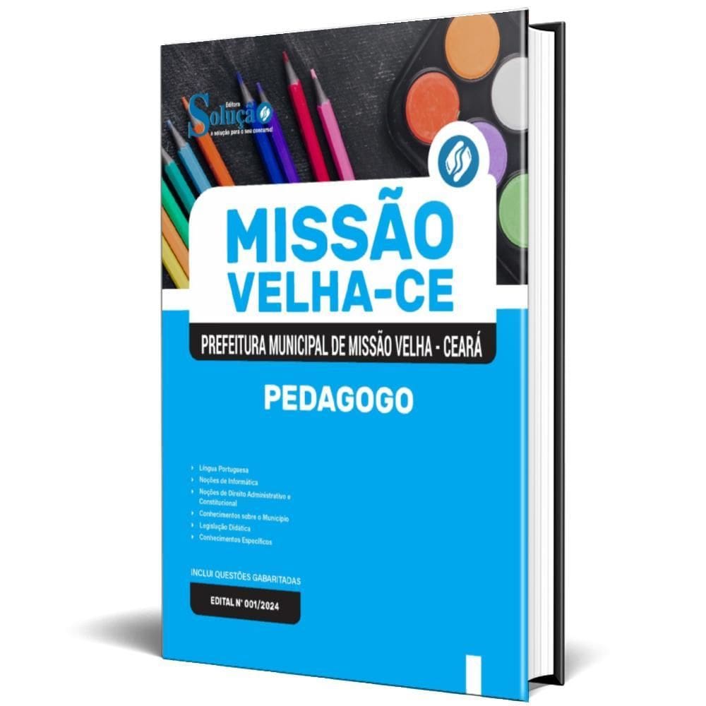 Apostila Prefeitura De Missão Velha Ce 2025 Pedagogo