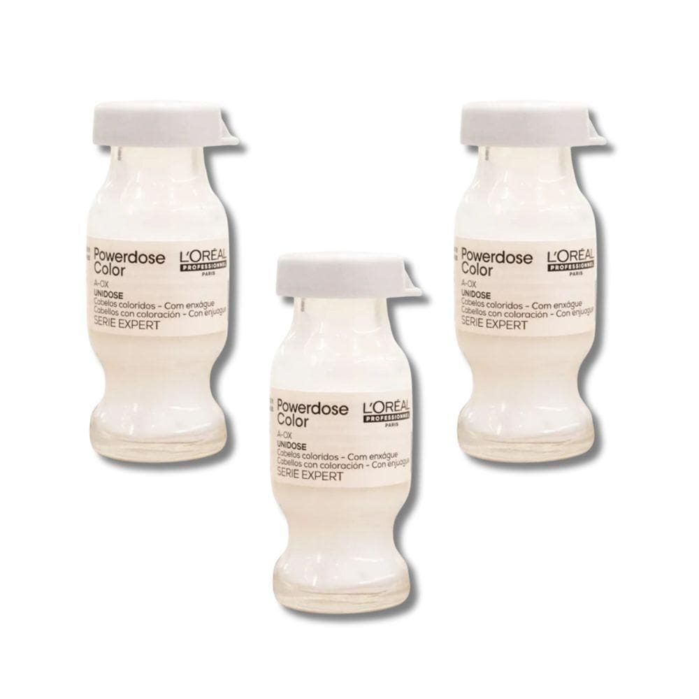 Kit 03 Ampolas L`Oréal Professionnel Powerdose Color A.Ox