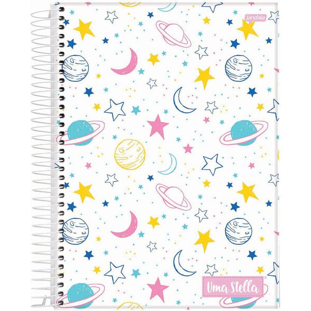Caderno 10X1 Capa Dura 2021 Stella 160Fls.