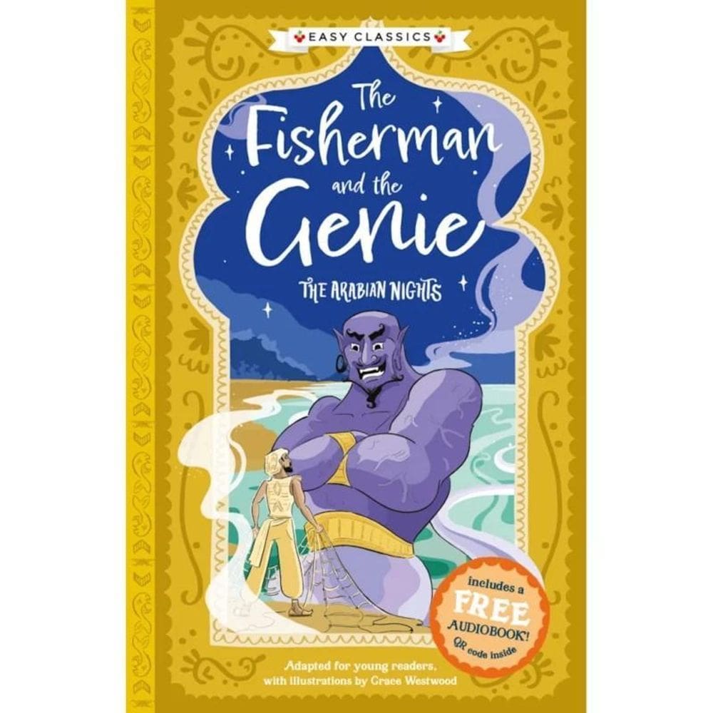 Livro The Fisherman And The Genie - Em Inglês - Adaptado
