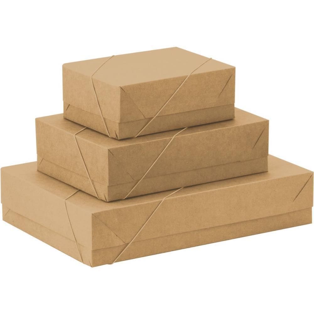 Caixa Para Presente Com Tampa Md  26X19X7,5  Elast. Kraft