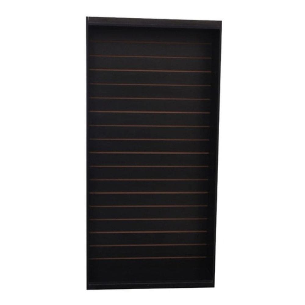 Estante Canaletada Expositor Preto 185X92X32Cm - Deep
