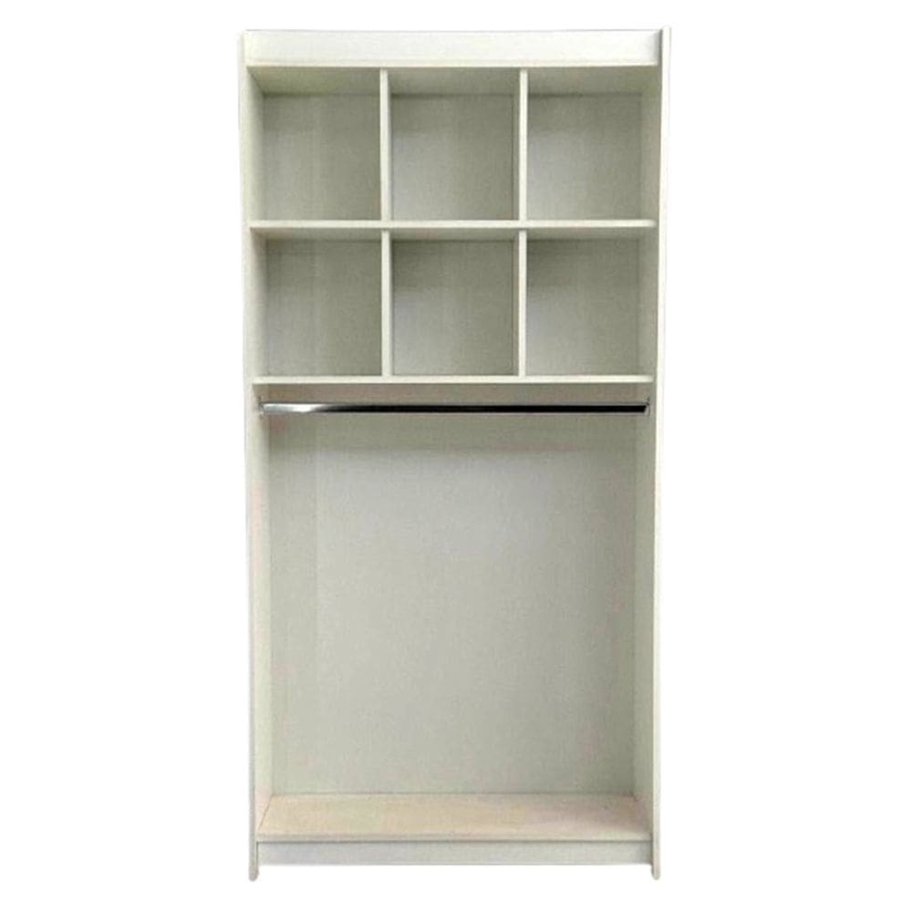 Estante Arara Colmeia Superior Branco 185X92X32Cm - Deep