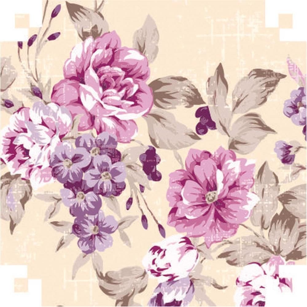 Papel Presente Bobina Couche 60Cm.Mod.361 Floral V.M.P. 100M