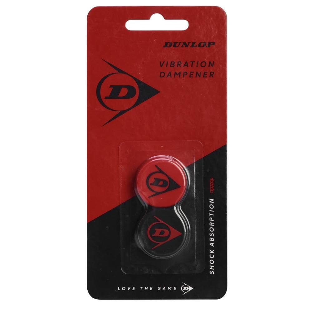 Antivibrador Dunlop Flying com 02 Unidades Preto e Vermelho