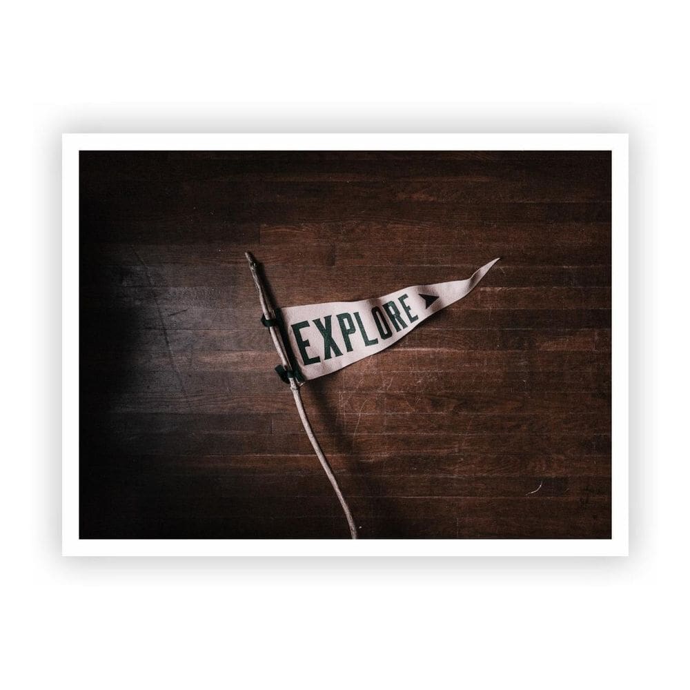 Quadro Decorativo Paisagens Variadas Moldura Branca Mod 29