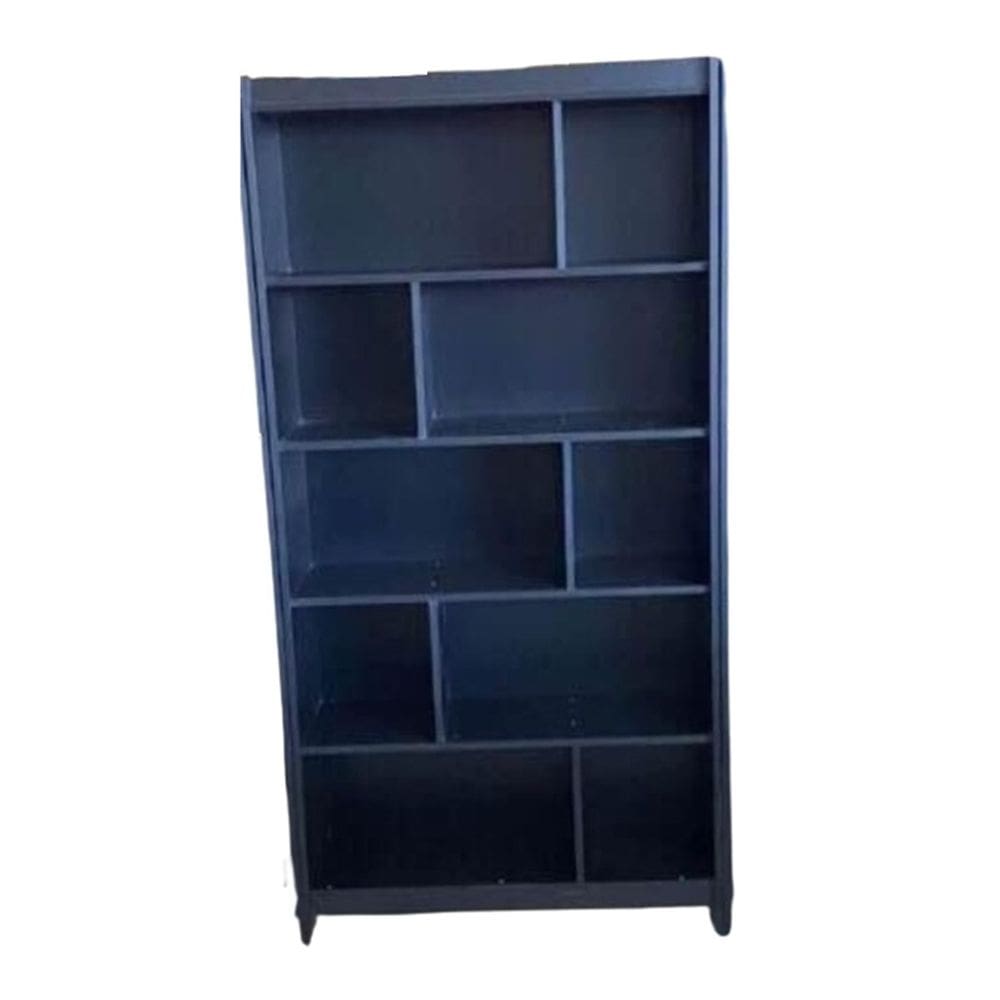 Estante Meia Colmeia Multiuso Preto 185X92X32Cm - Deep
