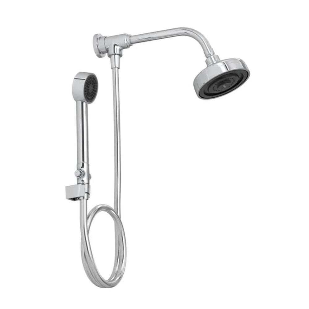 Kit Chuveiro Deca com Desviador Universal Redondo de Parede Cromado 1990.C.STD.KIT.N