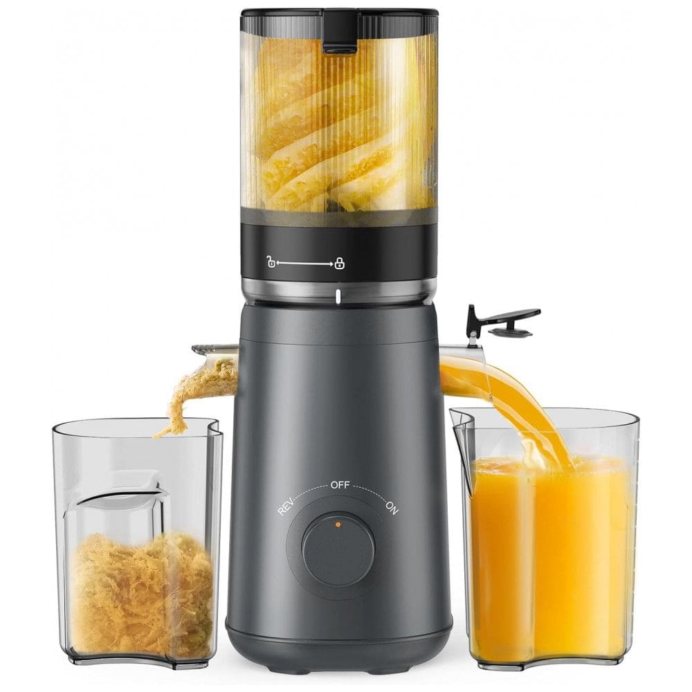 Extrator de Sucos TUUMIIST, Espremedor a Frio com Boca de Alimentação Extra Larga de 13,5 cm para Frutas e Vegetais Inteiros, Fácil de
