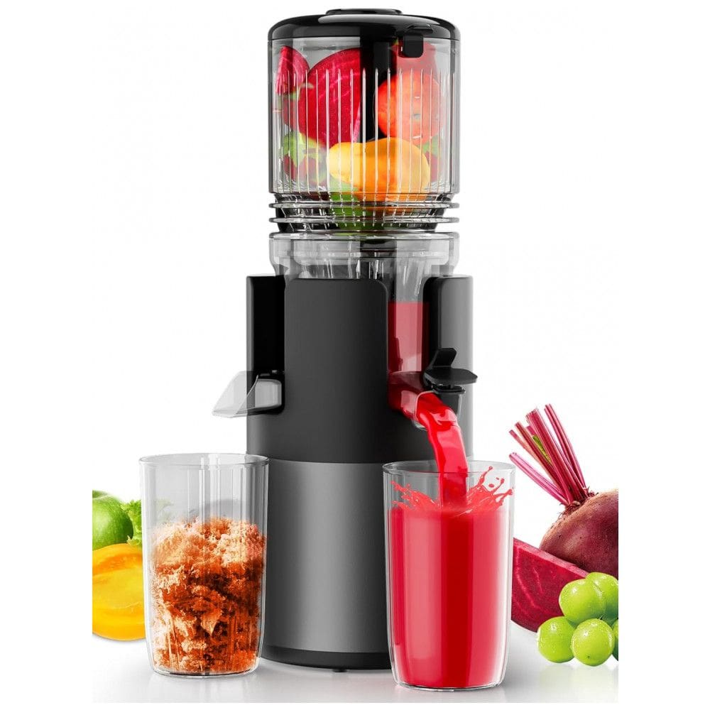 Extrator de Suco a Frio IIUIPI, Alto Retenção de Nutrientes, 99% de Rendimento de Suco, Boca Larga de 13,5cm para Frutas e Vegetais