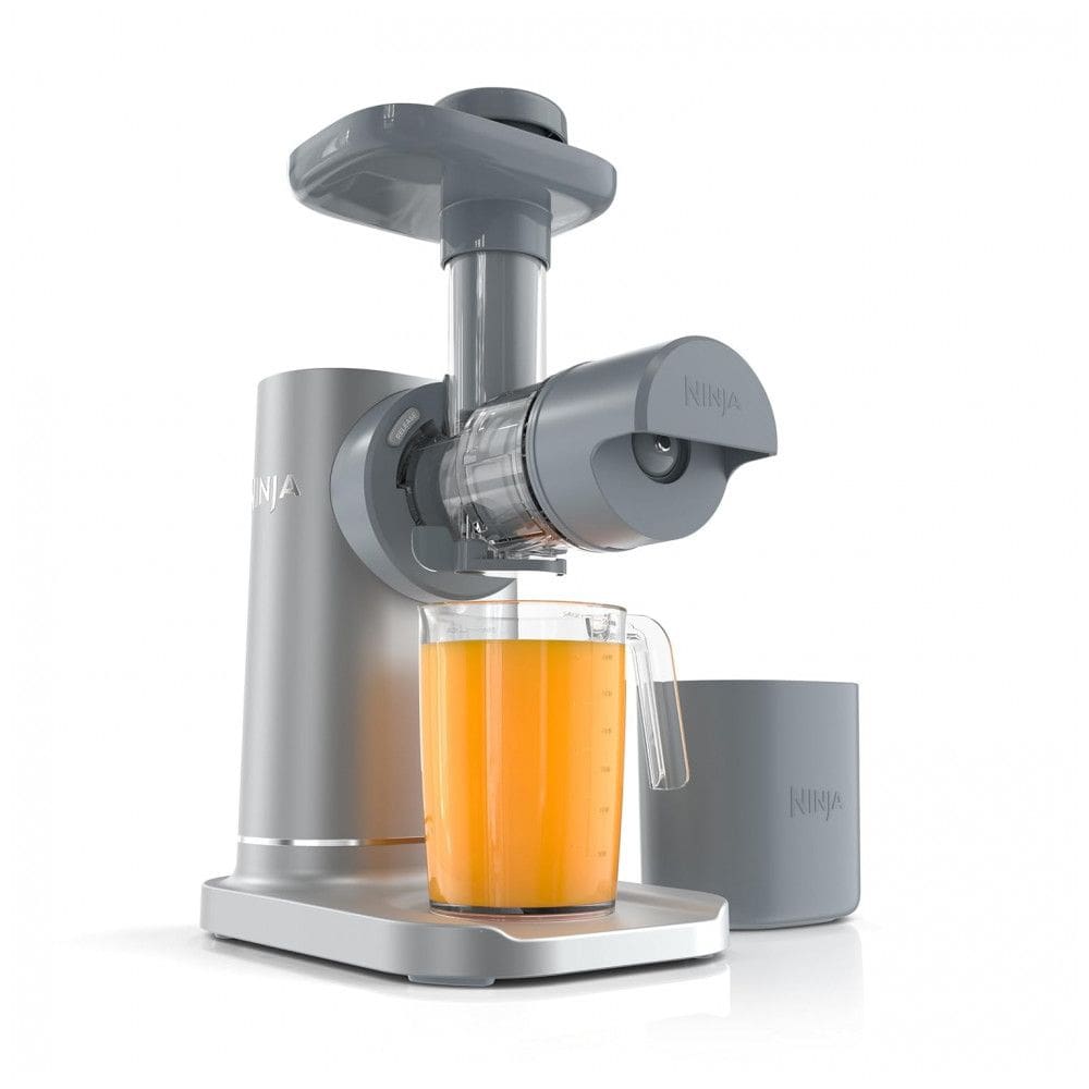 Extrator de Suco Ninja NeverClog Cold Press, Potente Slow Juicer com Controle Total de Polpa, Bancada, Elétrico, 2 Funções de Polpa,