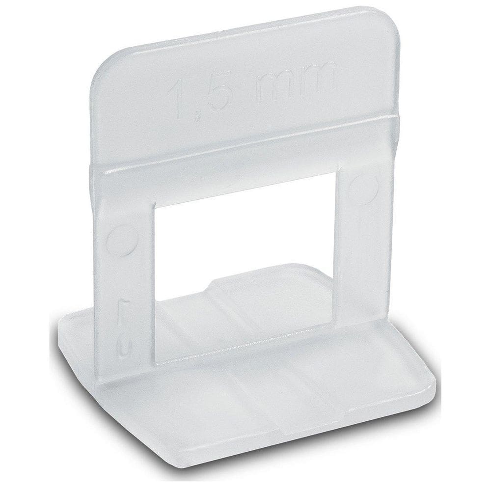 Espaçador Branco Para Nivelamento De Piso 2Mm - 100 Peças