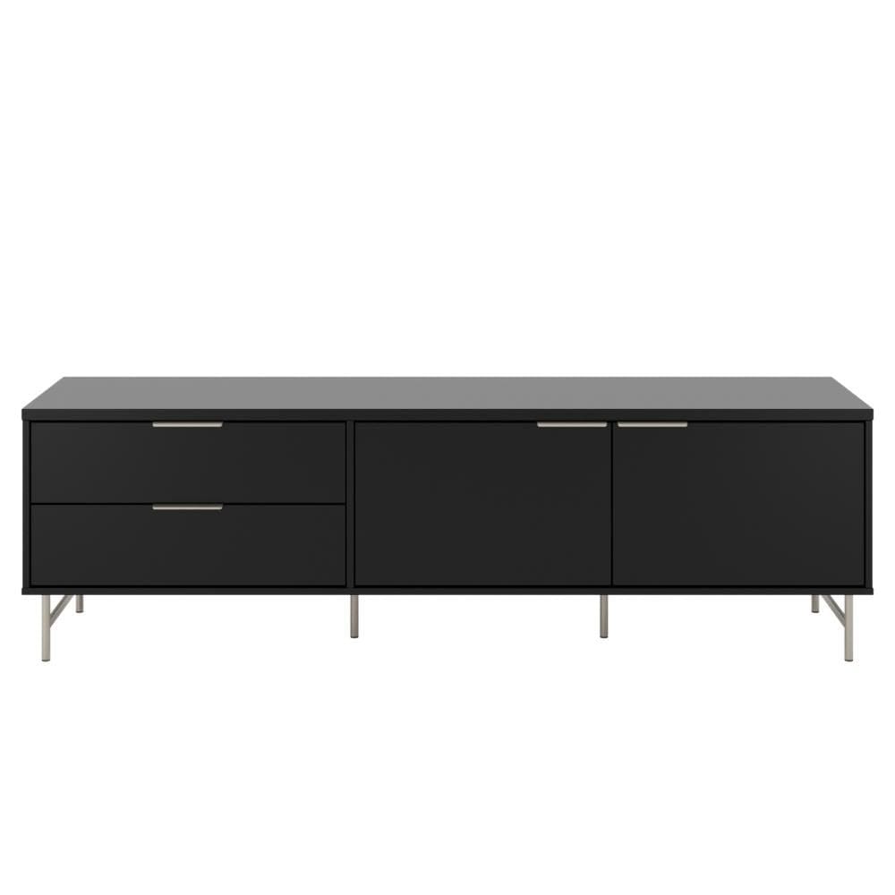 Rack Yves 184 cm 2 Gavetas e 2 Porta Sala Estar Cômoda