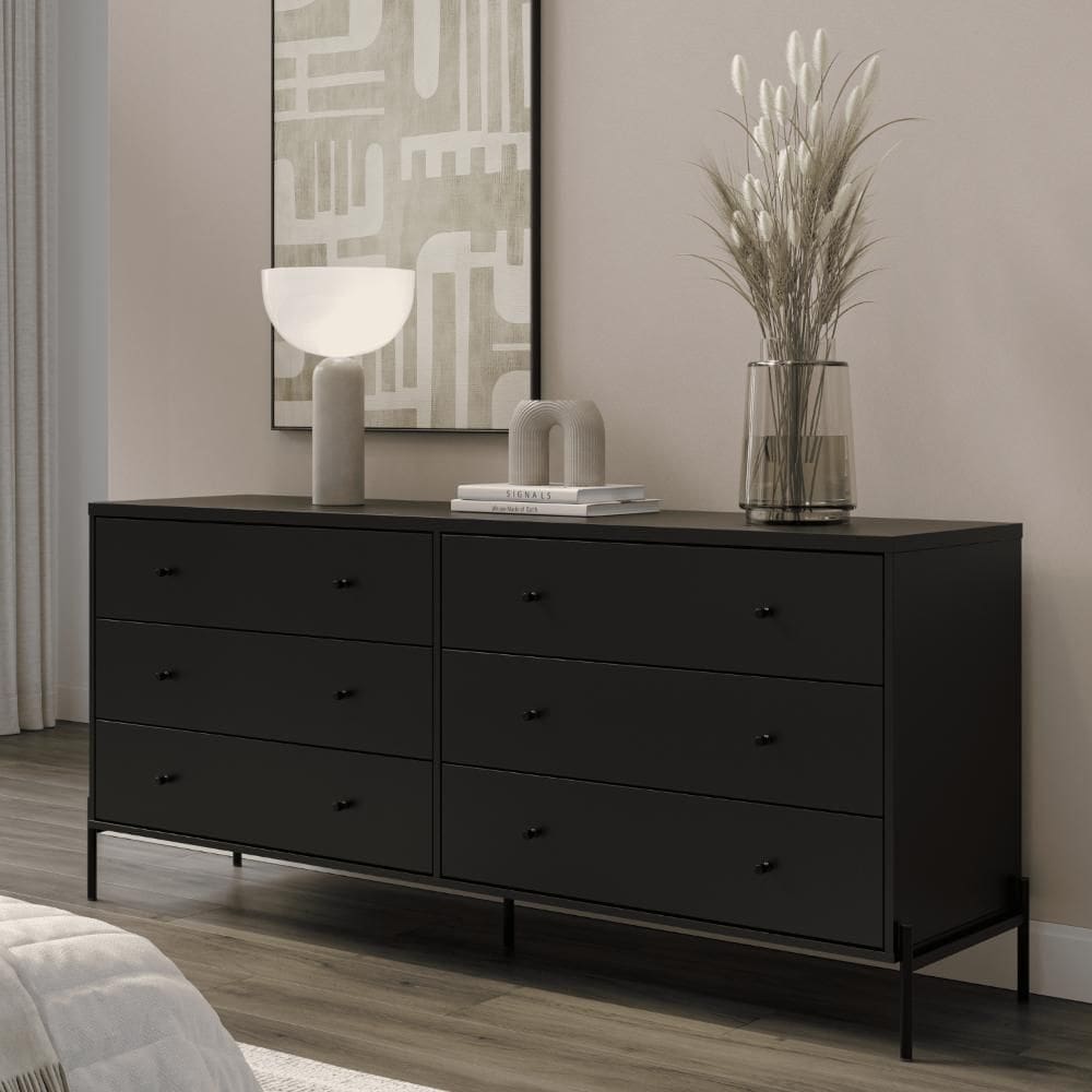 Cômoda Jasper 182cm 6 Gavetas Multifuncional Província | Casas Bahia