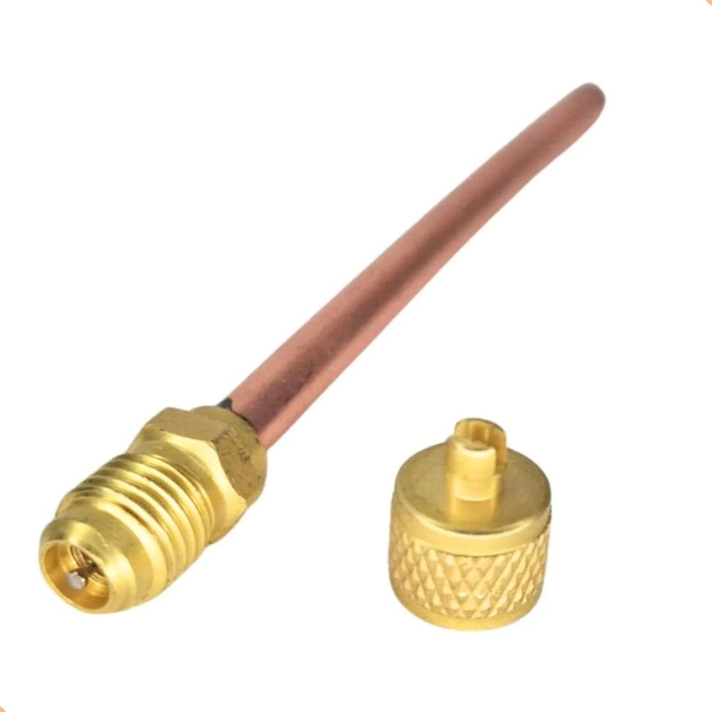 Valvula De Serviço Schrader Refrigeração 1/4sae 10cm
