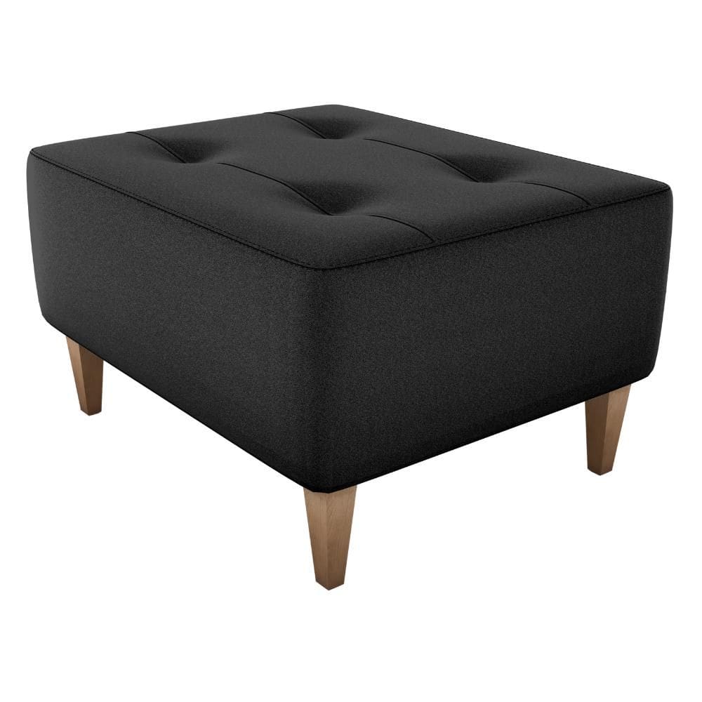 Puff Decorativa Para Sala Piva 62x52 cm Veludo Inca Milani Store