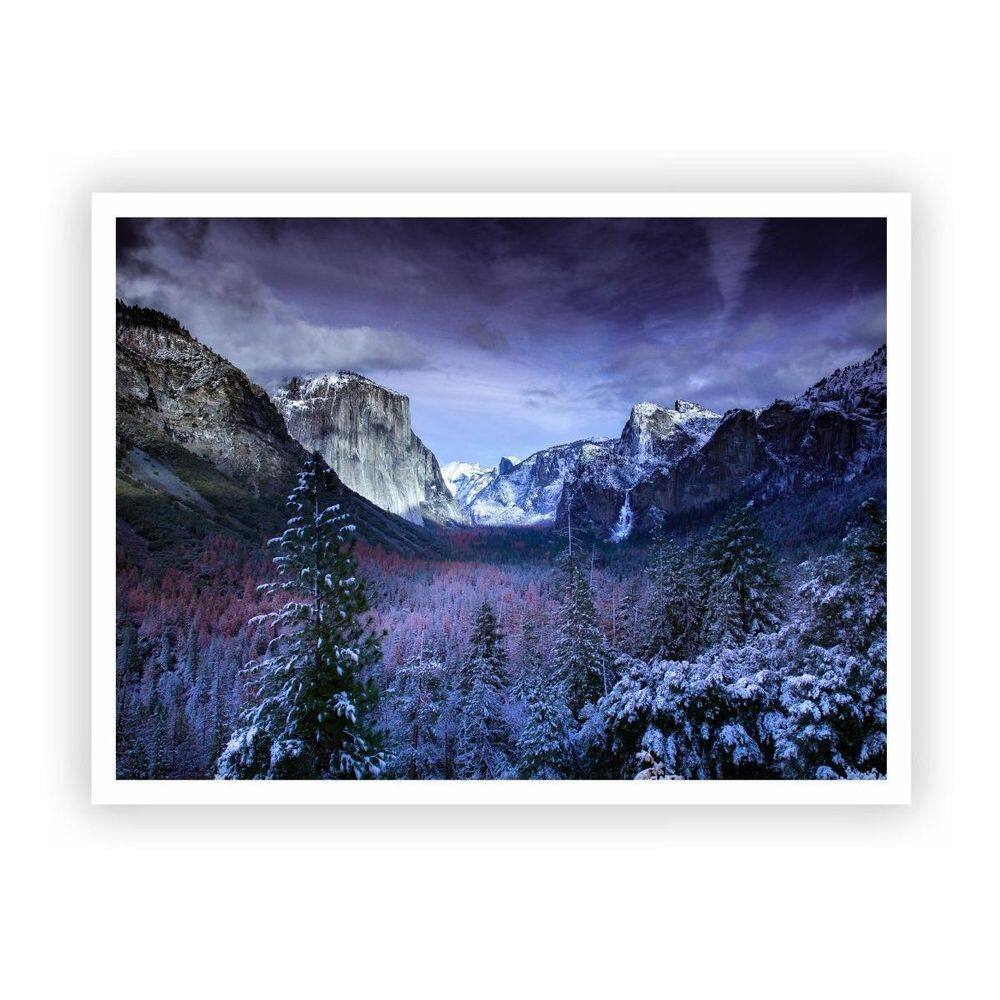 Quadro Decorativo Paisagens Variadas Moldura Branca Moo 21