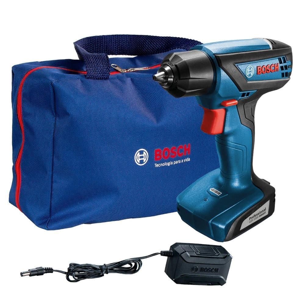 Parafusadeira Furadeira 12V 1,5Ah Smart Bolsa Bivolt Bosch
