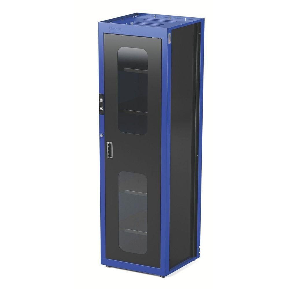 Armário Smart System Com Visor Para Ferramentas Com 1 Porta E 5 Prateleiras Tramontina Pro Azul Tramontina
