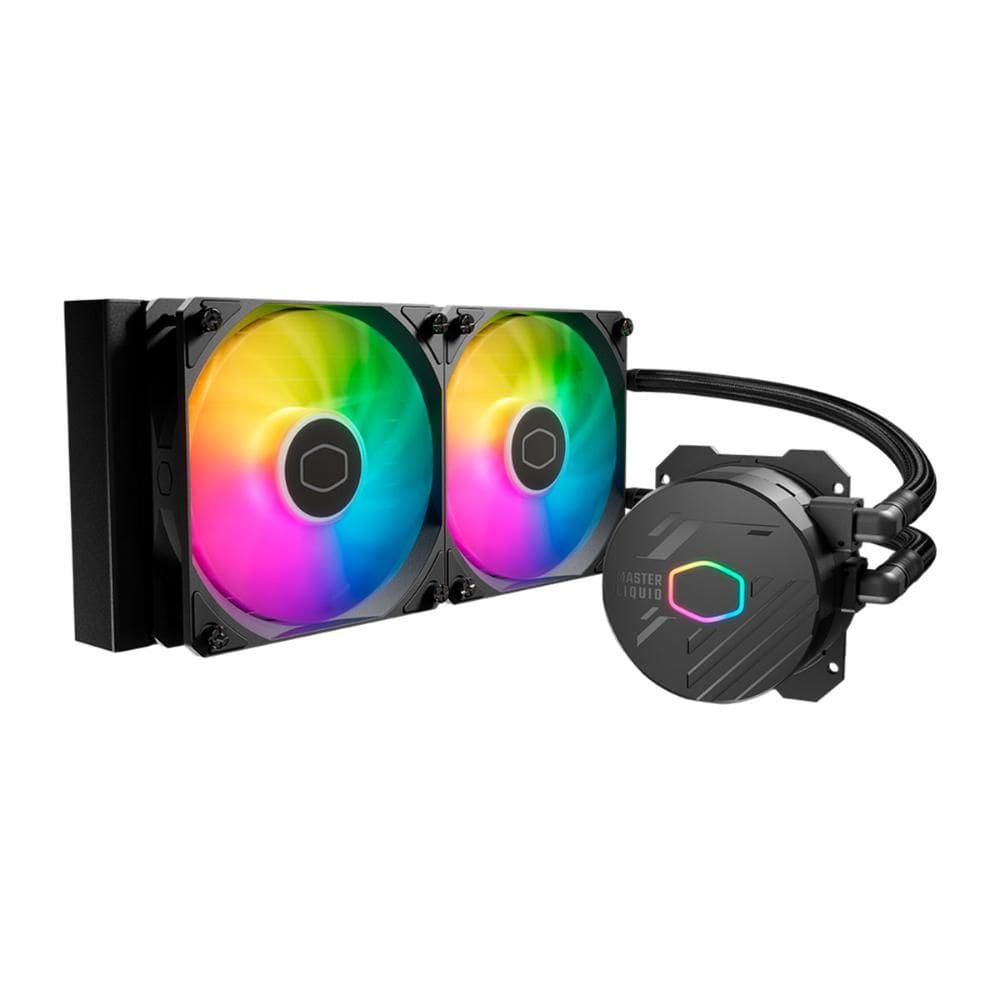 Water Cooler MasterLiquid 240 Core II ARGB - (AMD / Intel) - Preto - Cooler Master MLW-D24M-A18PA-R1