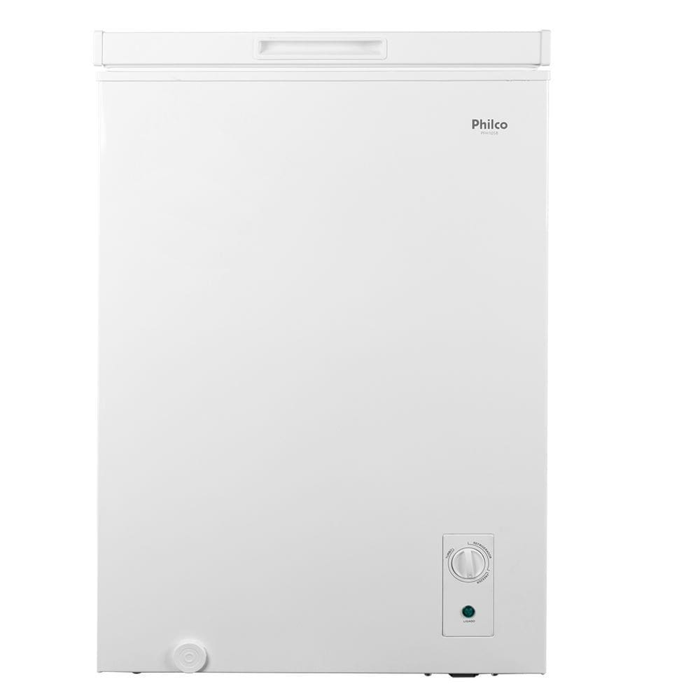 Freezer Horizontal Philco Pfh105b 99 Litros 1 Porta 2 em 1 Branco 127v