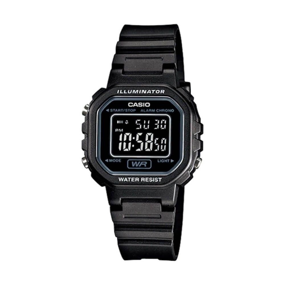 Relógio Feminino Digital Casio LA-20WH-1BDF – Preto
